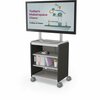 Mooreco Compass Cabinet Midi H2 With TV Mount Black 66.1in H x 28.4in W x 19.2in D B2A1A1D1A0